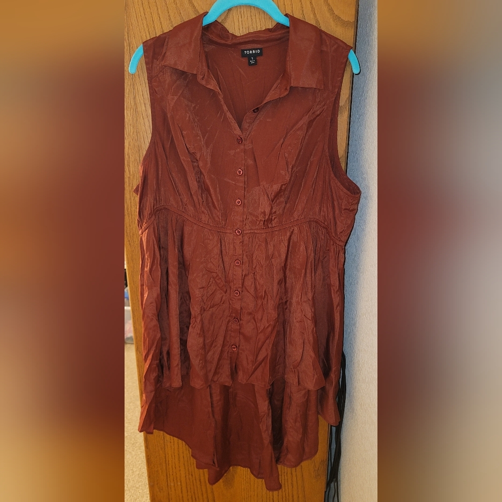 Torrid Collared Tank Top